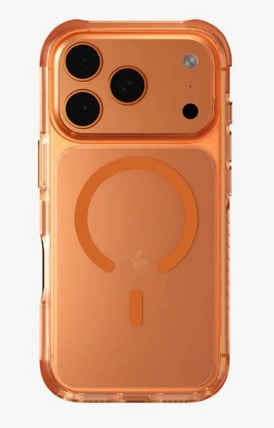 Накладка Uniq Combat MagSafe для iPhone 17 Pro, Оранжевая (IP6.3P(2025)-COMMVORG). Фото 4