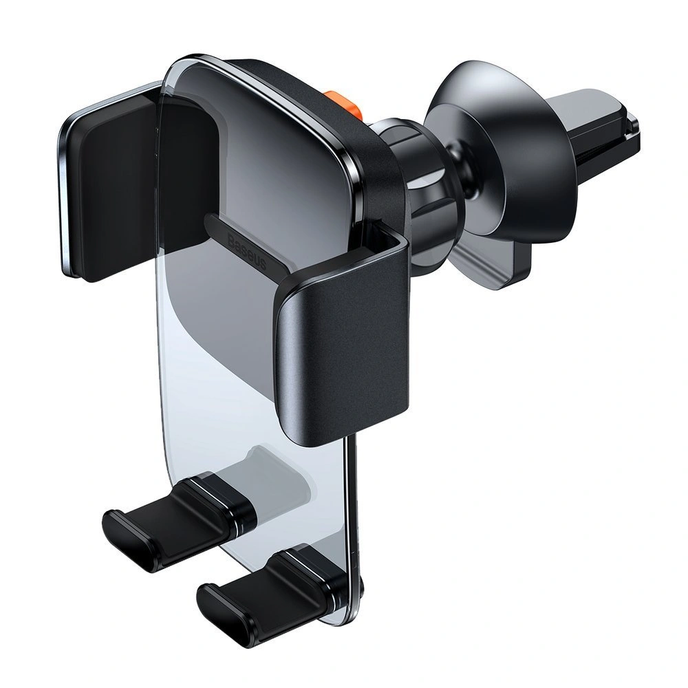 Держатель Baseus Easy Control Clamp Car Mount Holder (Air Outlet Version), Black (SUYK000101). Фото 4
