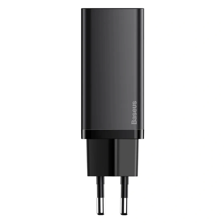 Сетевое зарядное устройство Baseus GaN2 Lite Quick Charger C+U 65W, Чёрное (CCGAN2L-B01). Фото 4
