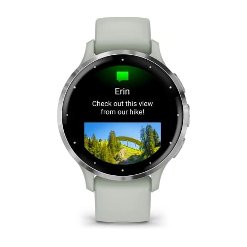 Умные часы Garmin Venu 3s Sage Gray with Silver Buckle. Фото 8
