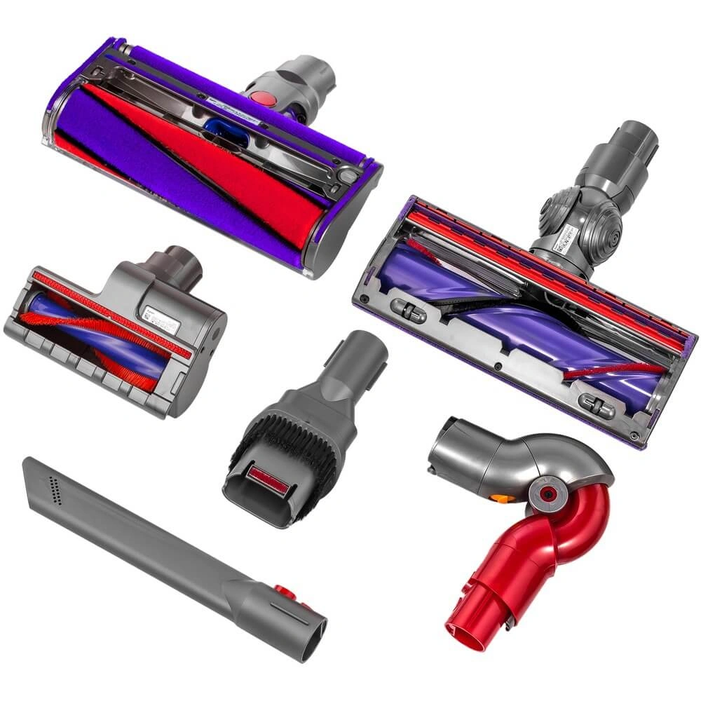 Беспроводной пылесос Dyson Cyclone V10 Absolute, Red/Nickel (SV27). Фото 2