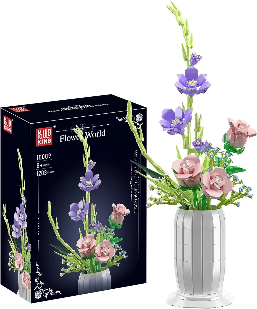 Конструктор Mould King Flower World 10009: Wish-fulling Rose. Фото 1