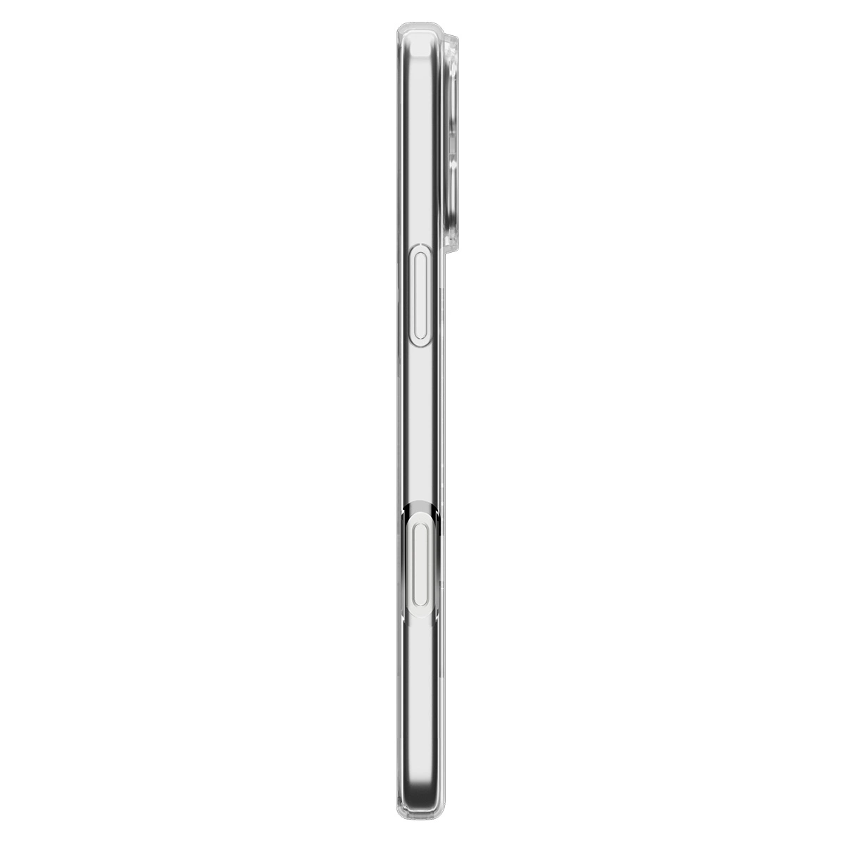 Накладка Spigen Liquid Crystal (MagSafe) для iPhone 17 Pro Max, Прозрачно-белая (ACS10394). Фото 4