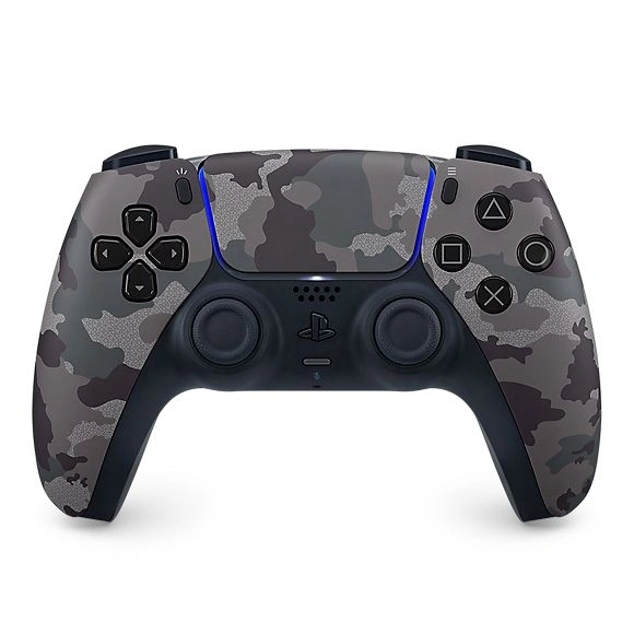 Беспроводной контроллер Sony DualSense (PS5), Серый камуфляж (CFI-ZCT1W). Фото 1
