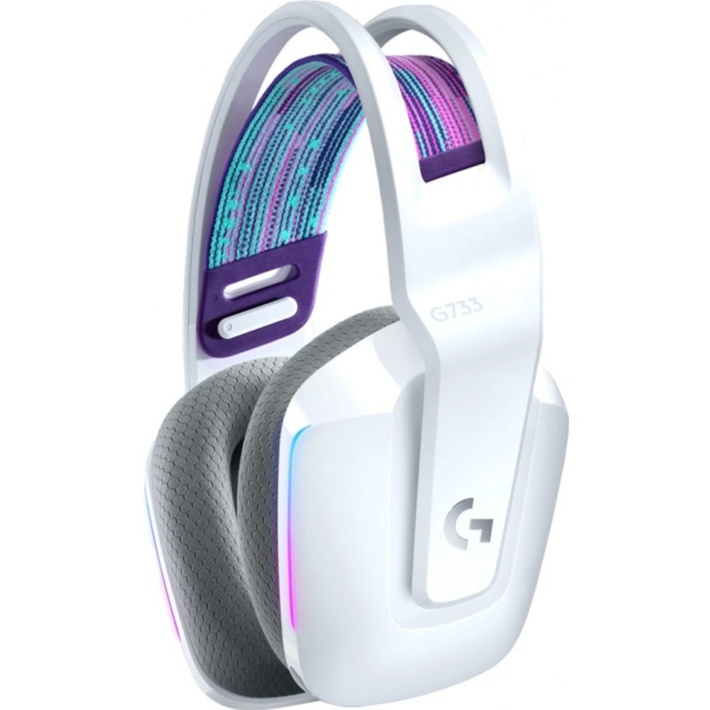 Гарнитура игровая Logitech G733 Lightspeed, Белый (981-000943). Фото 3