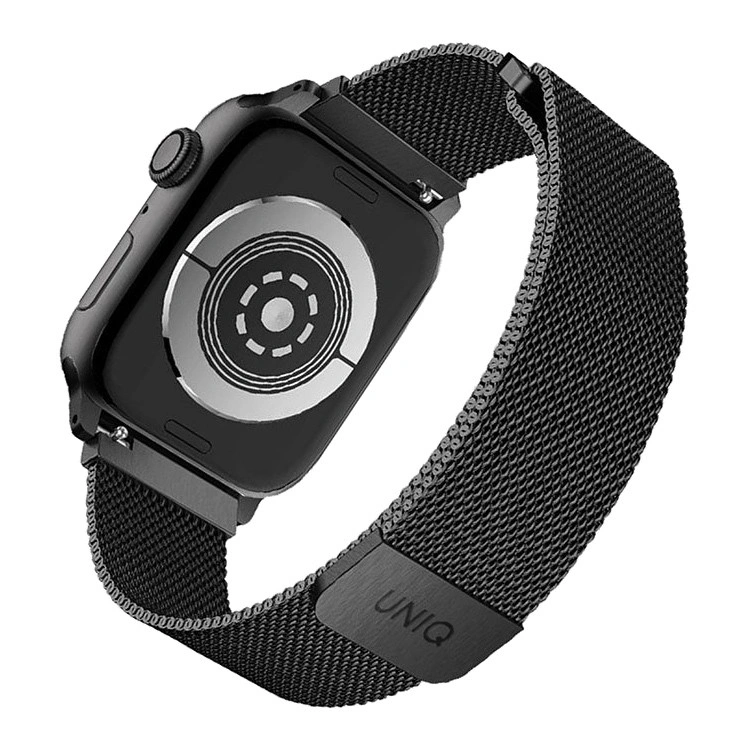 Ремешок Uniq Dante Strap Mesh Steel для Apple Watch 44/45/46/49мм, Graphite (44MM-DANGRP). Фото 2
