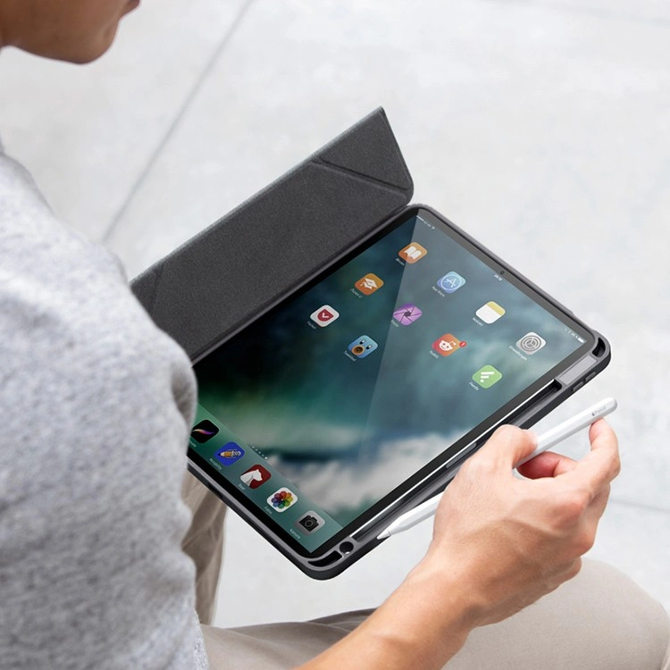 Чехол Uniq для iPad Pro 11 (2024), Moven Grey (PDP11(2024)-MOVGRY). Фото 4