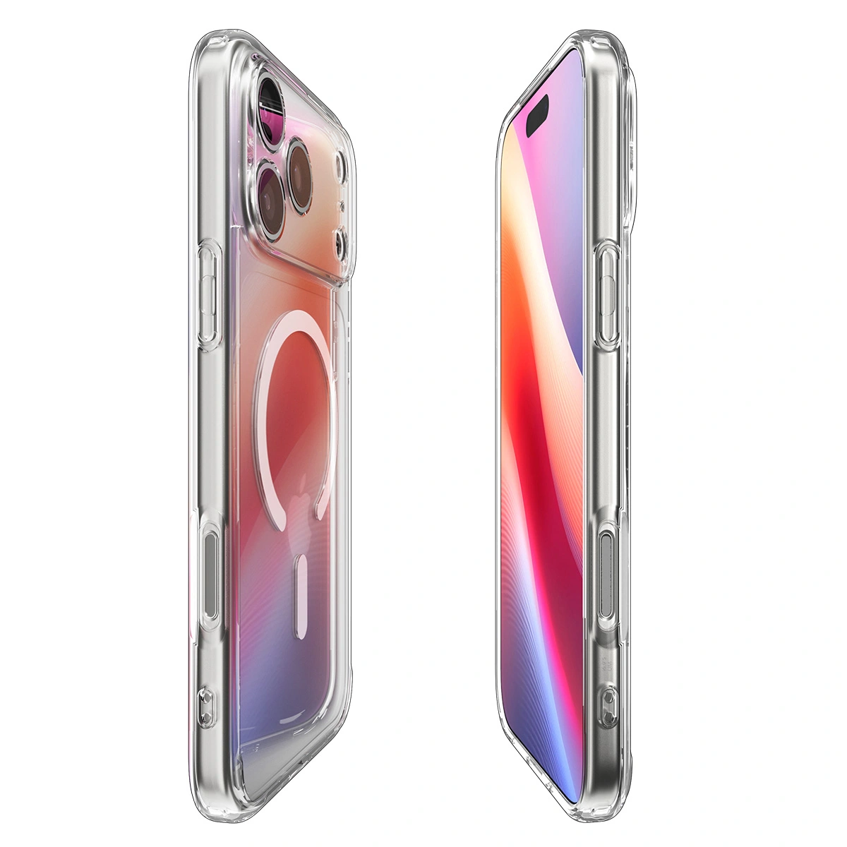 Накладка Spigen Ultra Hybrid MagSafe для iPhone 17 Pro Max, Прозрачно-белая (ACS10282). Фото 6