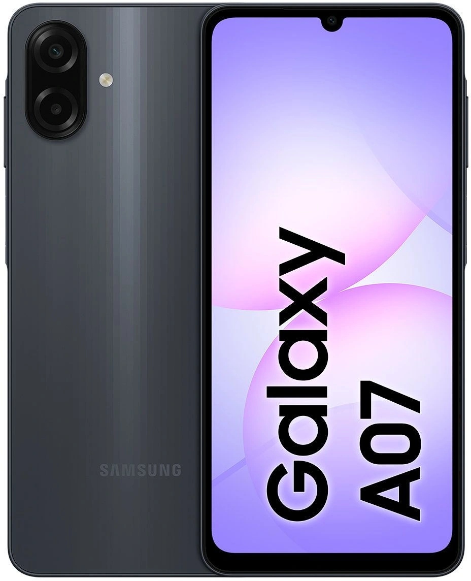 Смартфон Samsung Galaxy A07 4/64Гб Чёрный (SM-A075F). Фото 1