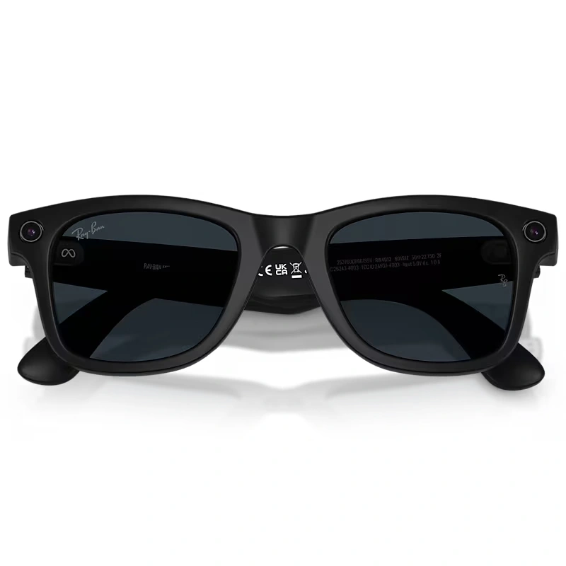 Умные очки Ray Ban Wayfarer (Gen 2) RW4012 Матовый черный/Серый фотохром L 155-53mm (601S1Z). Фото 4