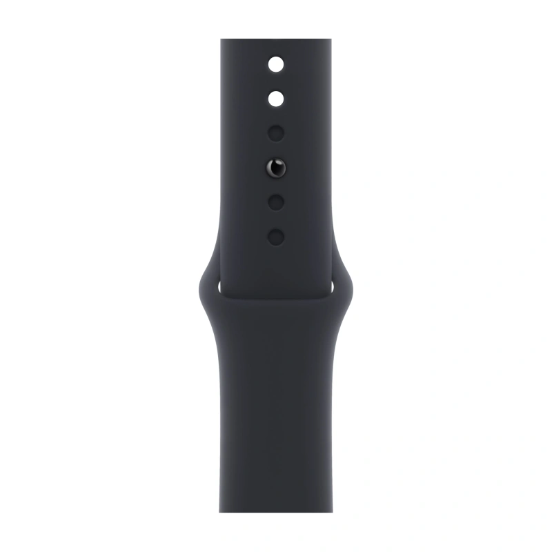 Apple Watch SE 2024, 44 мм, алюминий цвета "тёмная ночь", Midnight Sport Band, размер M/L (MXEK3). Фото 3
