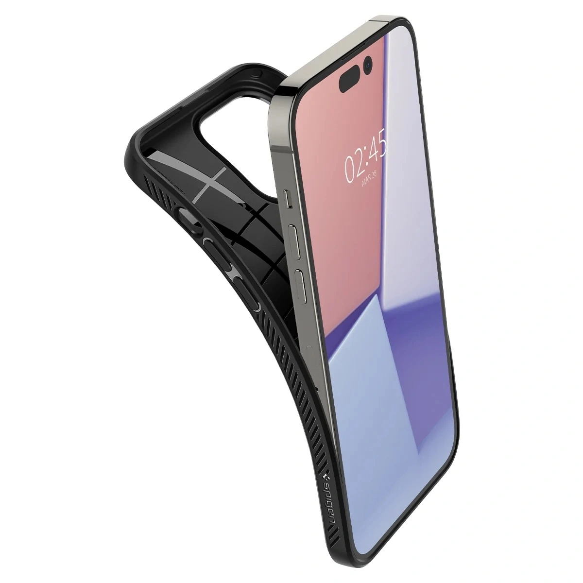 Накладка Spigen Liquid Air для iPhone 14 Pro Max, Black (ACS04813). Фото 6