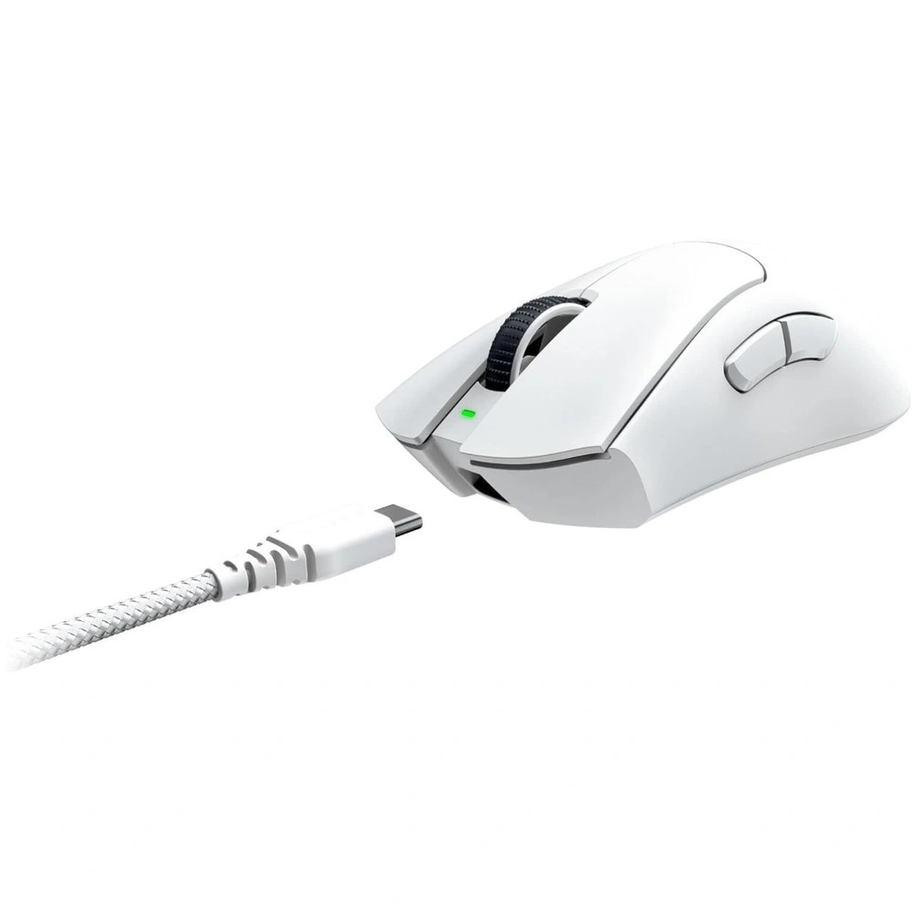 Мышь проводная Razer DeathAdder V3 Pro, Белый (RZ01-04630200-R3G1). Фото 3
