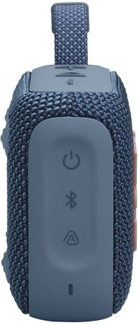Беспроводная акустика JBL Go 4 Синяя (JBLGO4BLU). Фото 3