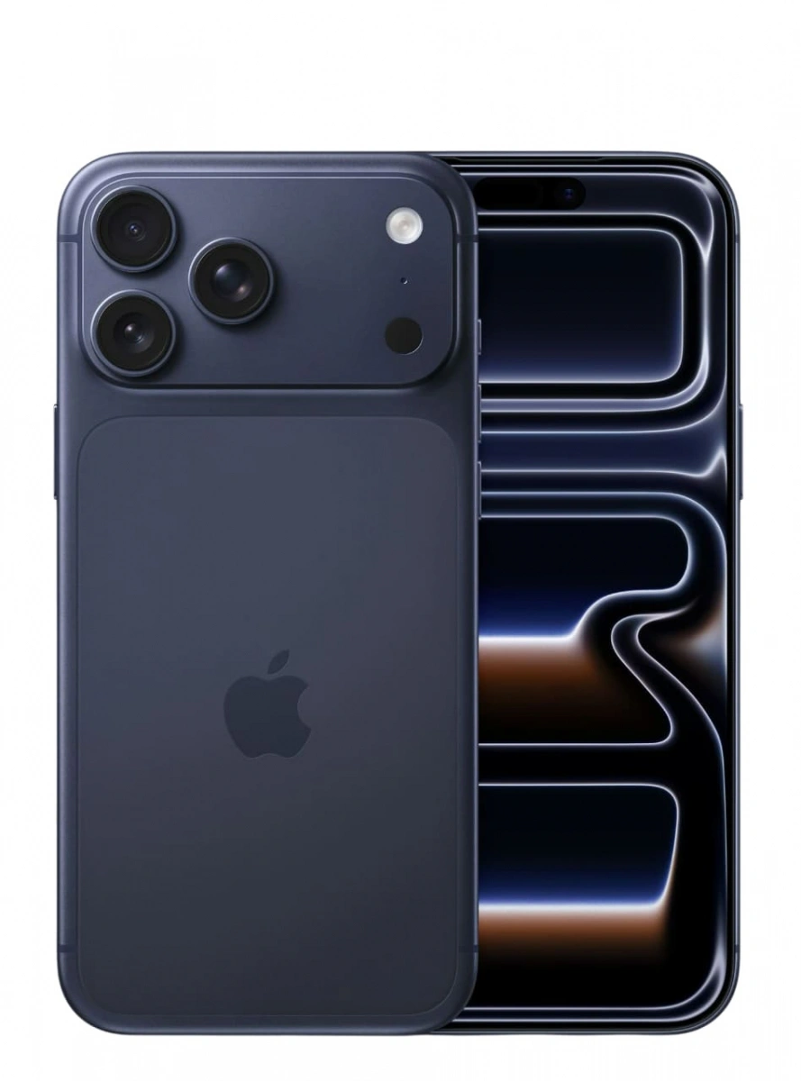 Смартфон Apple iPhone 17 Pro 256Гб, Тёмно-синий (eSIM+SIM) (Без RuStore). Фото 1