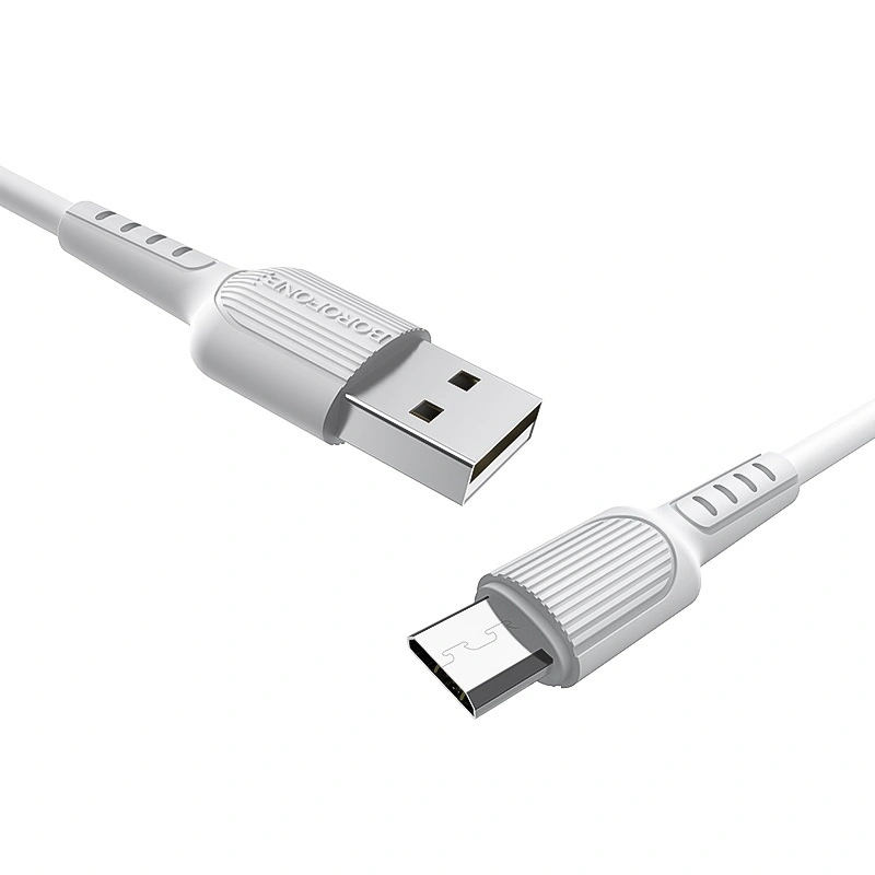 Кабель Borofone BX16 Easy micro 1m, Белый. Фото 2