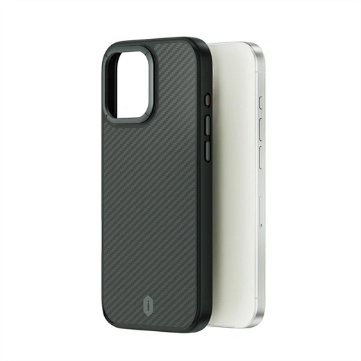 Накладка Wiwu для iPhone 16 Pro Defense Ultra Kevlar, Black (DCC-205). Фото 5