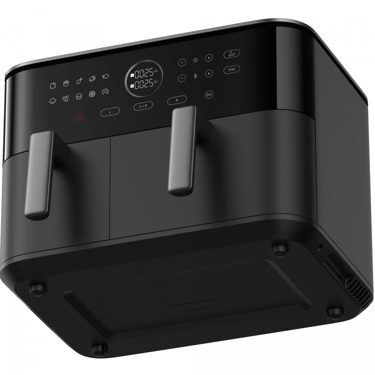 Аэрогриль Xiaomi Dual Zone Air Fryer 10L, Чёрный (BHR07SGEU). Фото 3