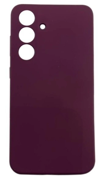 Накладка Silicone Case для Samsung Galaxy S23 FE, Винная. Фото 1