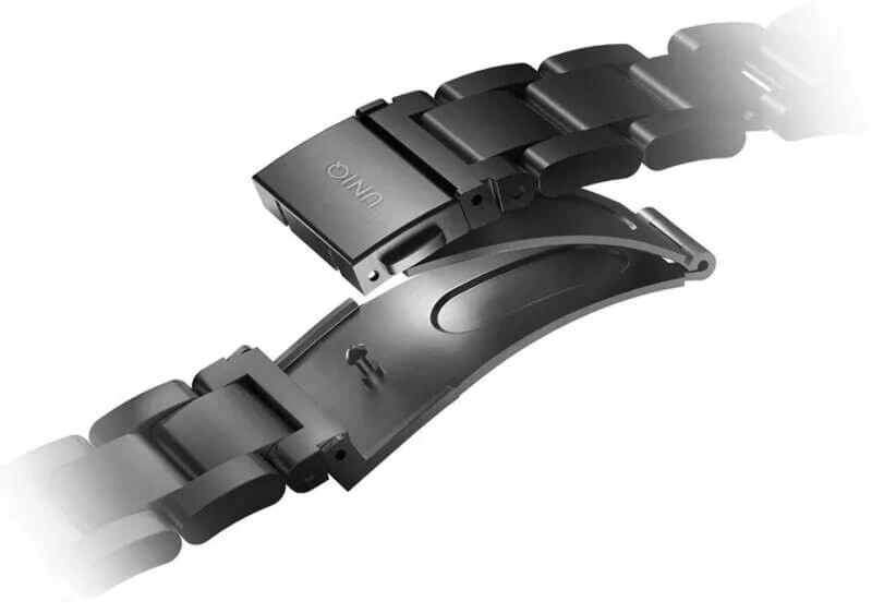 Ремешок Uniq для Apple Watch 44/45/46/49мм OSTA Steel Strap with Self-Adjustable Links, Black (49MM-OSTABLK). Фото 3