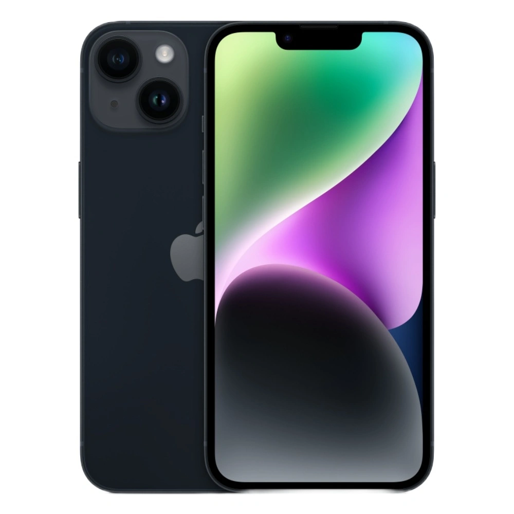 Смартфон Apple iPhone 14 256Гб Тёмная ночь (eSIM+SIM) (Без RuStore). Фото 1