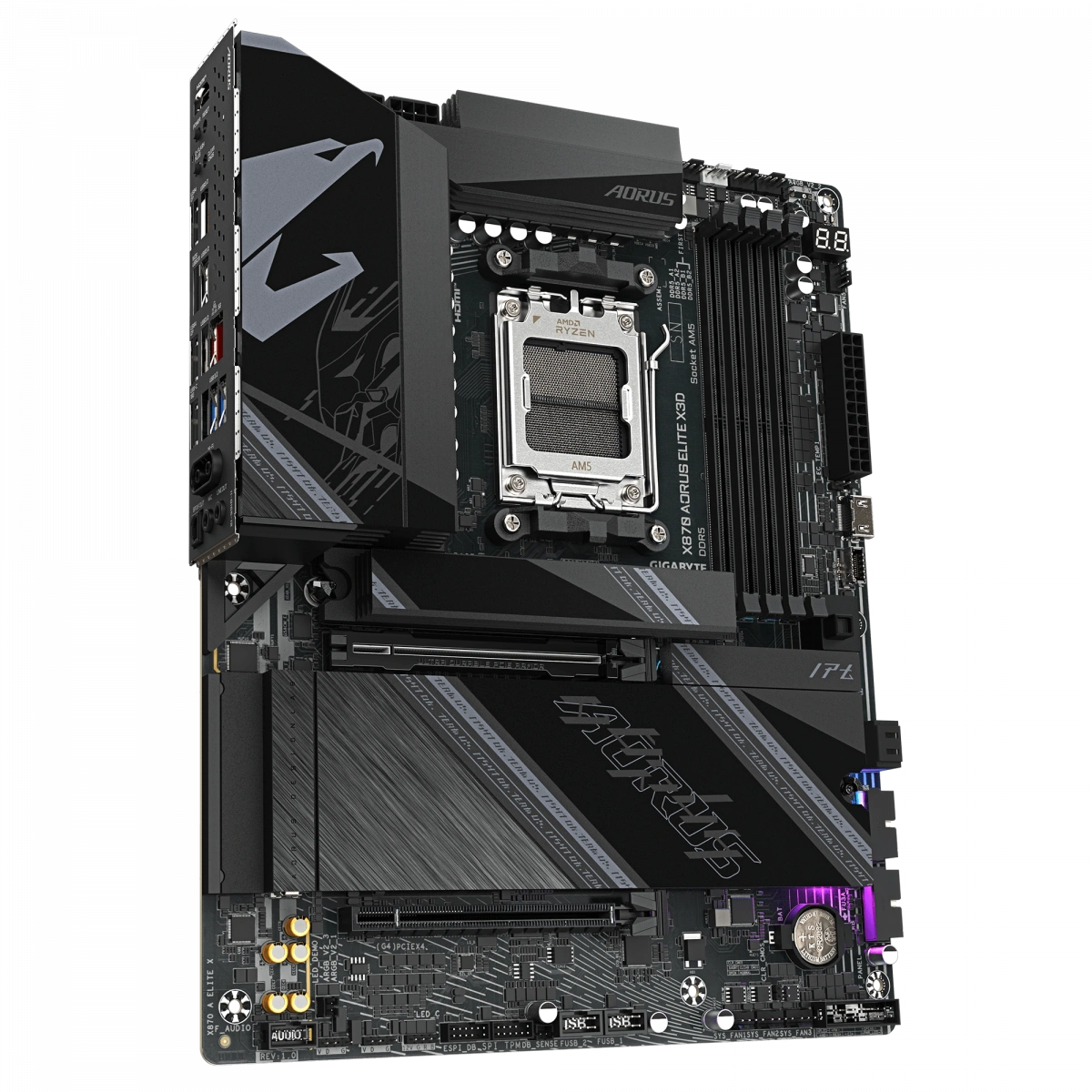Материнская плата Gigabyte X870E AORUS ELITE X3D. Фото 2