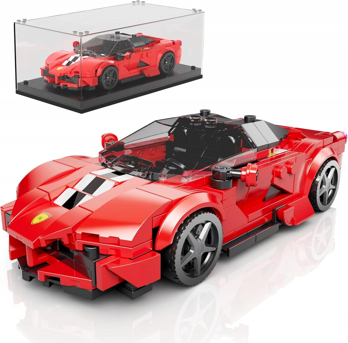 Конструктор Mould King Models 27075. Ferrari LaFerrari, 374 деталей. Фото 1