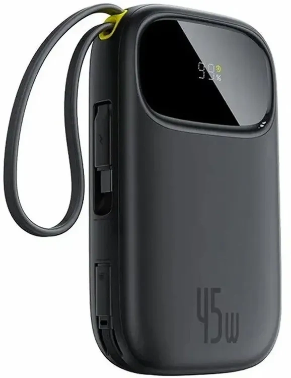 Внешний аккумулятор Baseus EnerFill FC31 10000mAh Qpow 3 45W, Чёрный (E0028C00). Фото 2