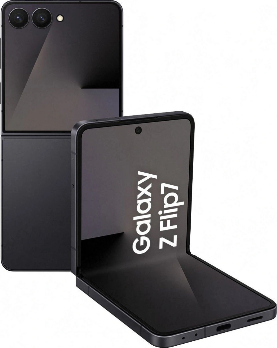 Смартфон Samsung Galaxy Z Flip7 12/256Гб Чёрный (SM-F766B) (Уцененный товар). Фото 1