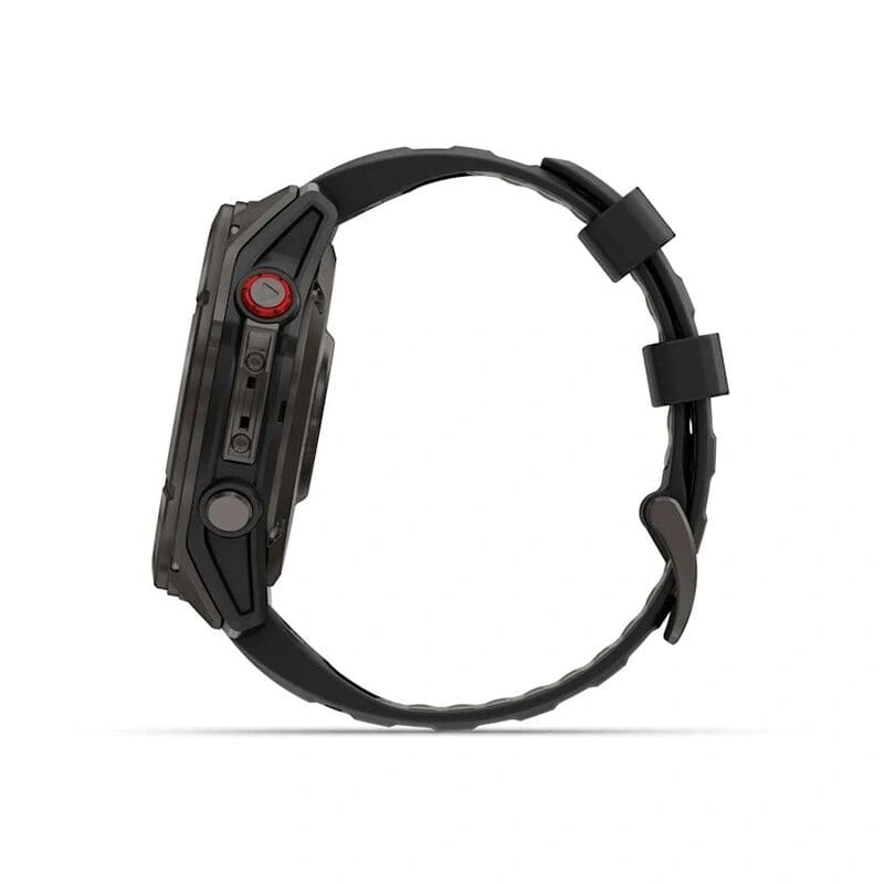 Умные часы Garmin Fenix 8 Pro 51mm, Amoled/Sapphire, Carbon Grey DLC Titanium wiht Black/Pebble Gray silicon Band (010-03199-01). Фото 4