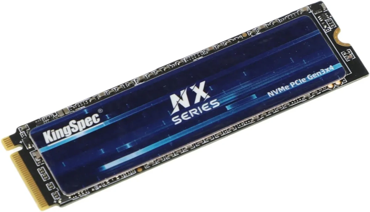 SSD накопитель KINGSPEC NX-1TB 1ТБ, M.2 2280, PCIe 3.0 x4, NVMe, M.2. Фото 2