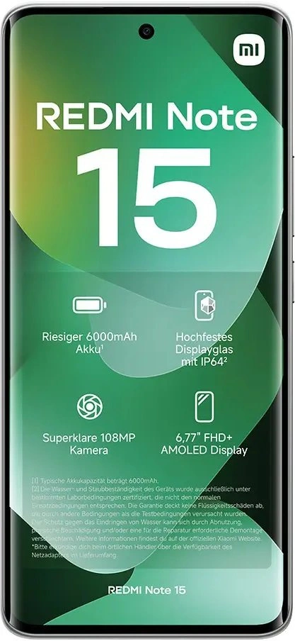 Смартфон Redmi Note 15 8/256Гб Лесной зелёный (без NFC). Фото 2