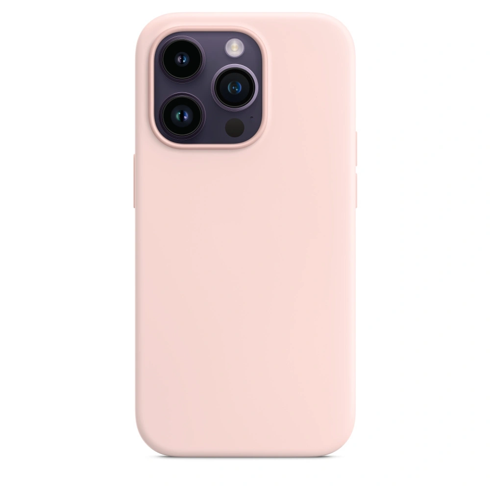 Накладка Silicone Case With MagSafe для iPhone 15 Pro, Розовая. Фото 1