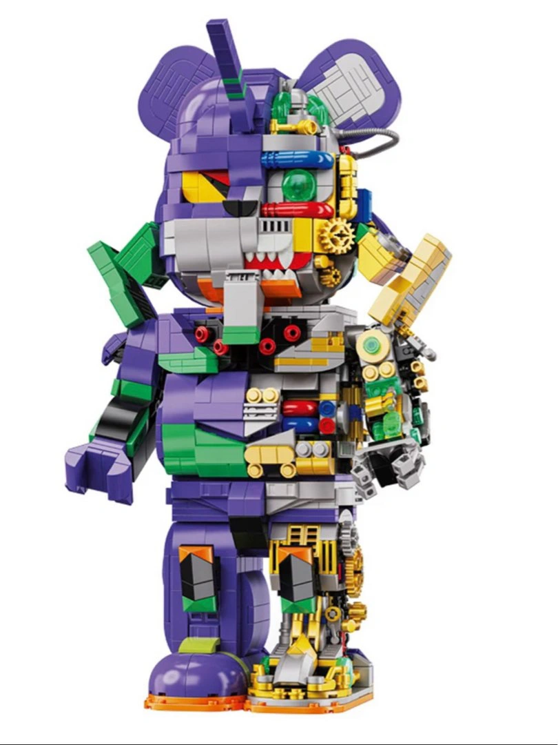 Конструктор Wangao 188008. EVA Bear Robot Building Block, 1000 деталей. Фото 2