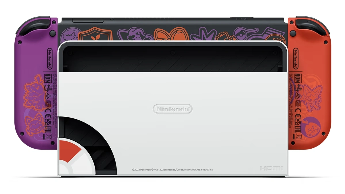 Игровая консоль Nintendo Switch OLED 64Gb, Pokémon Scarlet & Violet Edition. Фото 4