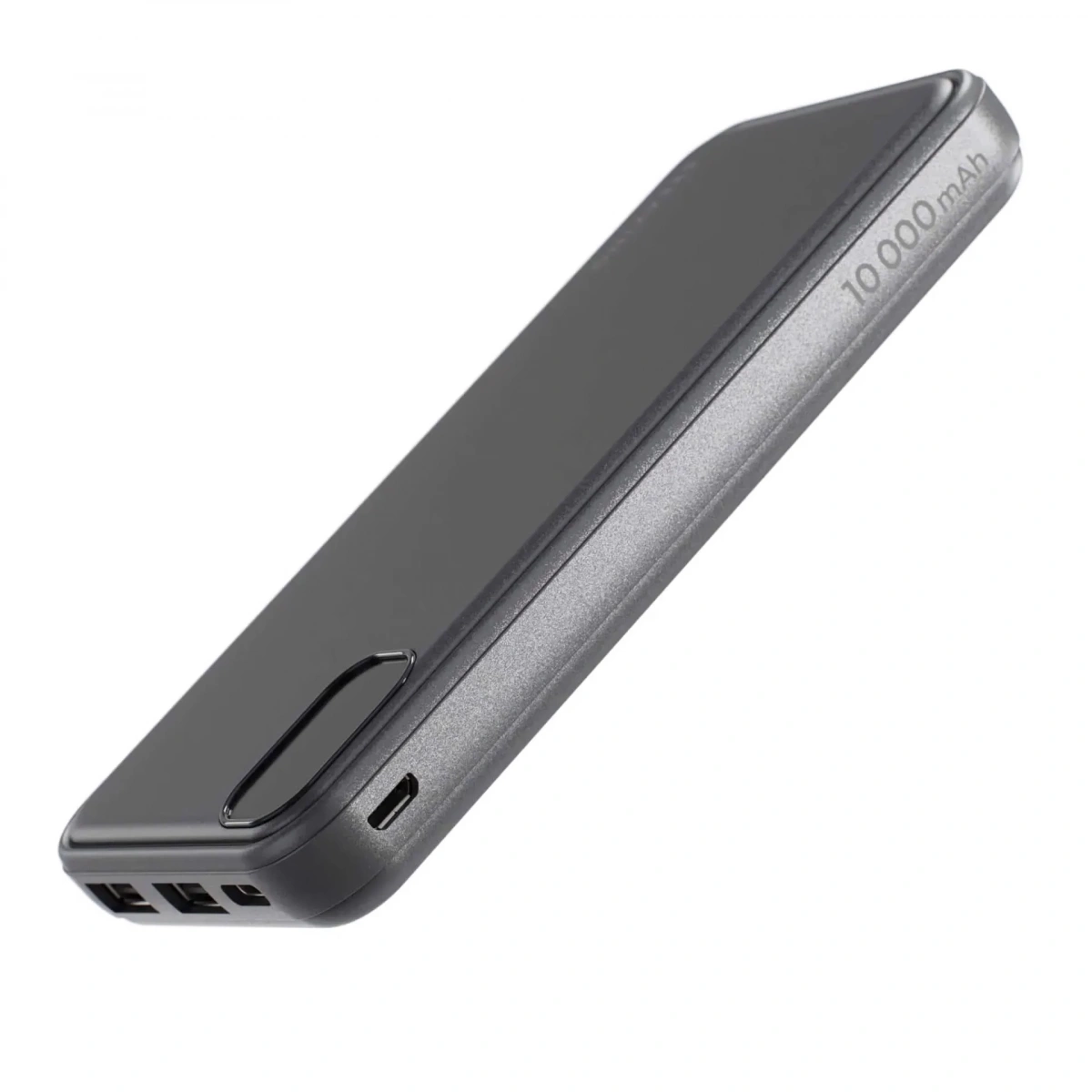 Внешний аккумулятор Breaking P216 10000 mAh + кабель USB-A - USB-C, графит (27230). Фото 4