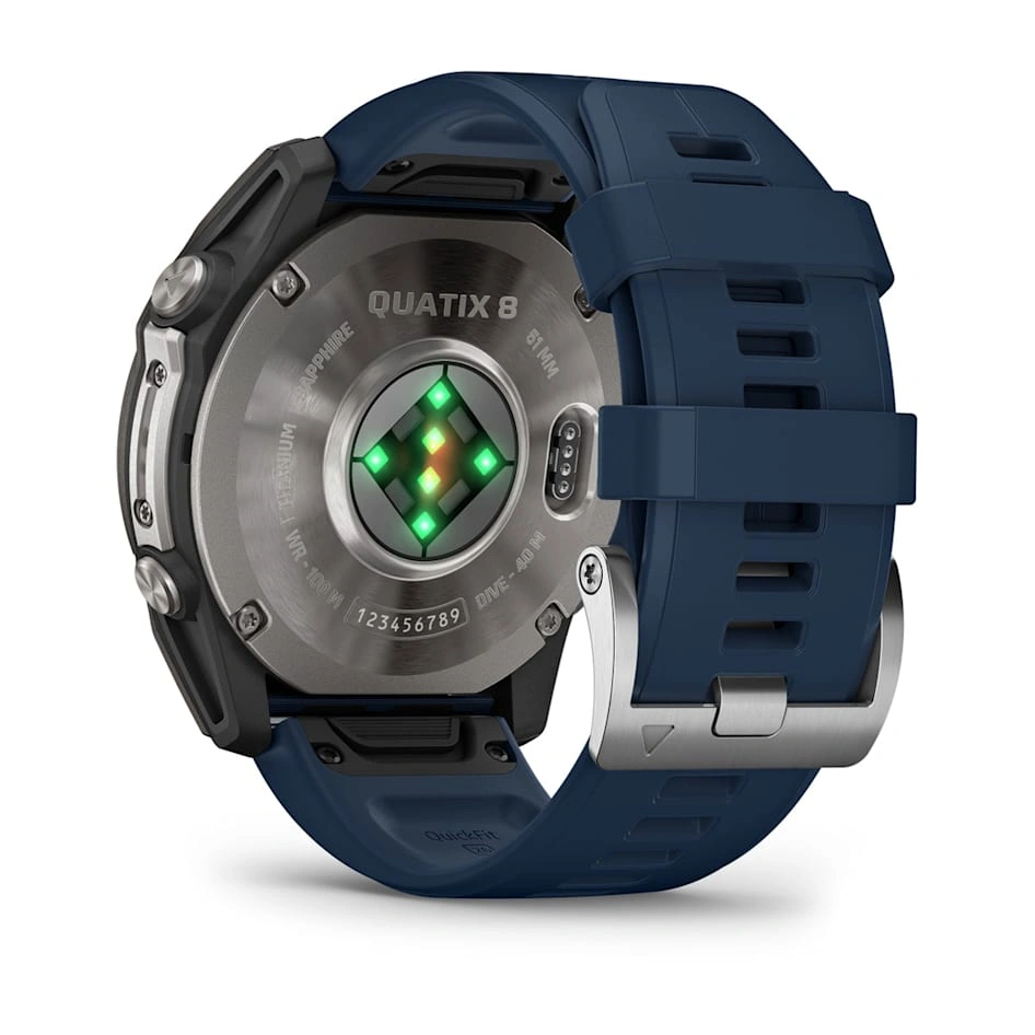 Умные часы Garmin Quatix 8 51mm, Amoled, Sapphire, Premium Marine Smartwatch (010-02905-91). Фото 5