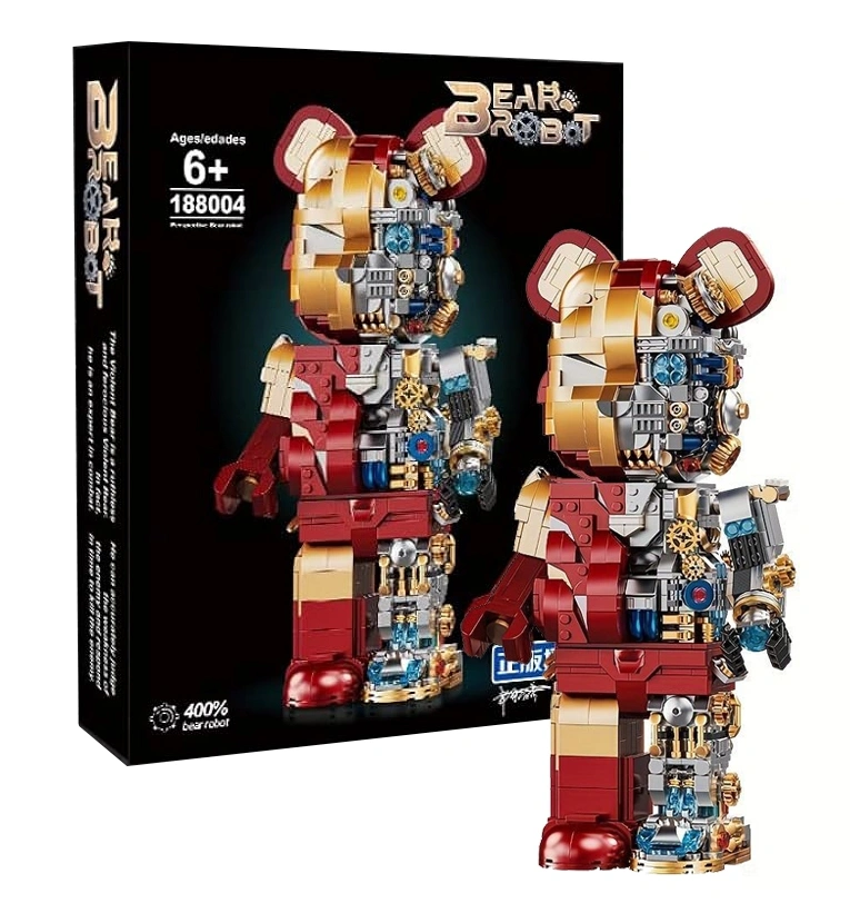 Конструктор Wangao 188004. Iron Man Mechanical Bear Robot, 1647 деталей. Фото 1